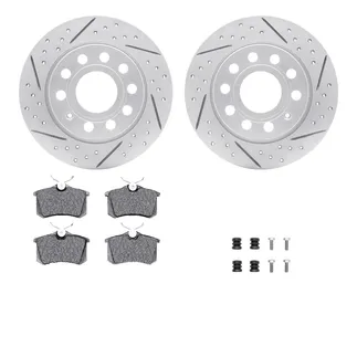 R1 Concepts WBTH1-74104 Brake Rotors - Carbon Coated - D/S W/ Euro Ceramic Pads & Hdw